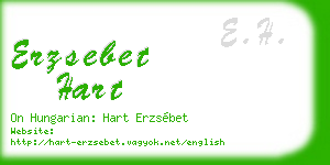 erzsebet hart business card
